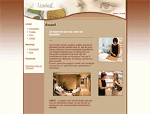 Tablet Screenshot of lineal.be